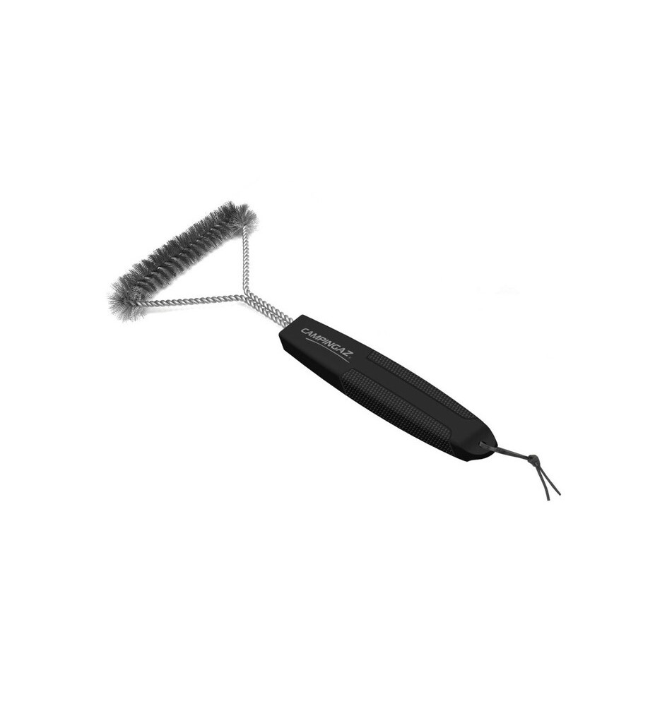 SPAZZOLA TRIANGOLARE ACCIAIO P/BARBECUE CAMPIN