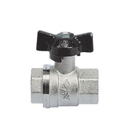 VALVOLA A SFERA FF CON FARFALLA 3/4'' DN 20 PN 40
