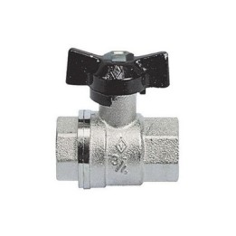 VALVOLA A SFERA FF CON FARFALLA 1" DN 25 PN 40