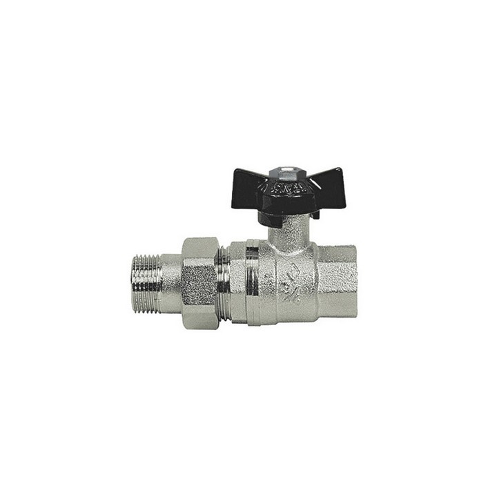 VALVOLA A SFERA MF CON BOCCHETTONE A FARFALLA 1" DN 25 PN 40