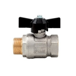 VALVOLA A SFERA MF IDEAL PASSAGGIO TOTALE 3/8 DN10 50bar/725psi farf.ner