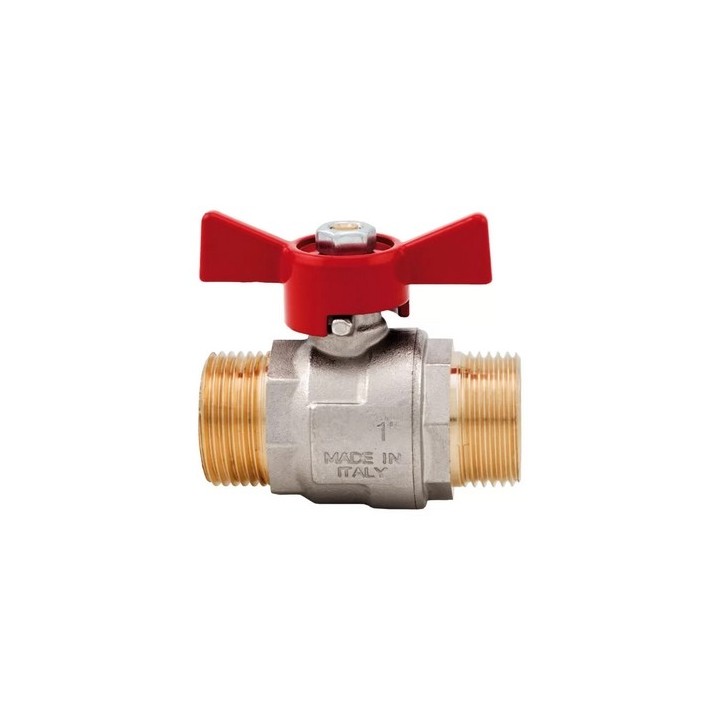 VALVOLA A SFERA PASSAGGIO TOTALE CON FARFALLA MM 3/4 DN 20 40bar/580psi