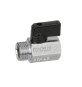 VALVOLA MINISFERA SATINATA MF BUGATTI 1/4 DN 8 PN 10