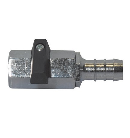 VALVOLA A SFERA MINI FEMM. CON PORTAGOMMA E LEVA 1/2