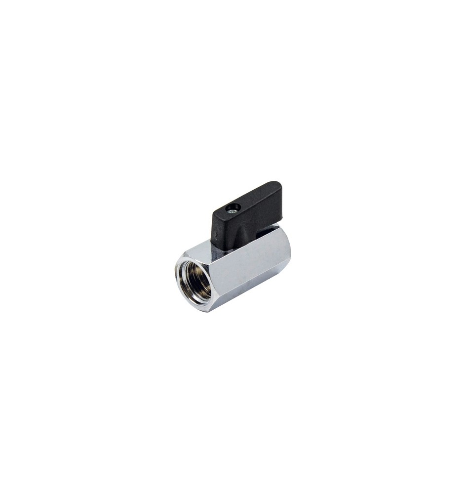 VALVOLA MINISFERA SMALL FF CON LEVETTA NERA 3/8