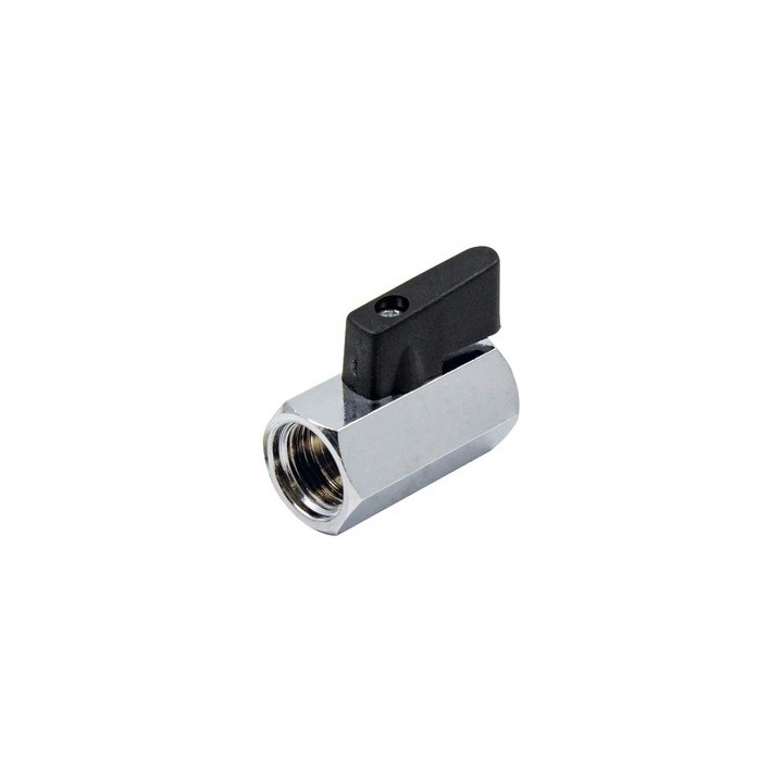 VALVOLA MINISFERA SMALL FF CON LEVETTA NERA 3/8