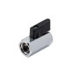 VALVOLA MINISFERA SMALL FF CON LEVETTA NERA 1/2