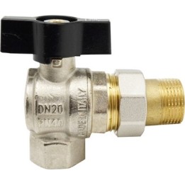 VALVOLA A SFERA A SQUADRA PER COLLETTORE 1" DN 25 PN 40