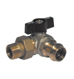 VALVOLA A SFERA ATTACCO A PRESSARE/COLLETTORE SX 3/4 x 22 PN 40