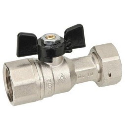 VALVOLA A SFERA DIRITTA A PASSAGGIO TOTALE FF DADO MOBILE 3/4" x 3/4" DN 15...