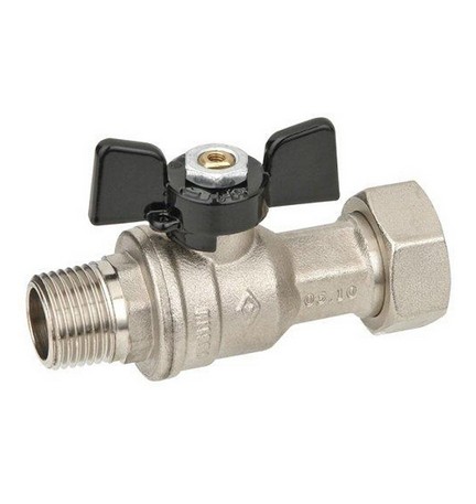 VALVOLA A SFERA DIRITTA A PASSAGGIO TOTALE MF DADO MOBILE 3/4" x 3/4" DN 15 PN 40