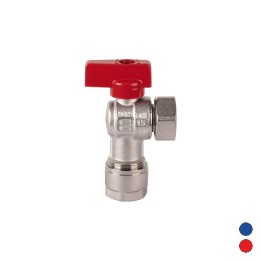 VALVOLA A SQUADRA CON KIT PER MULTISTRATO 3/4" x 20 Leva Rossa