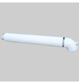 TERMINALE ANTIVENTO CON CURVA 90° PER SCALDINI - 60-100