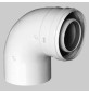 CURVA COASSIALE PER SCALDINO BAXI 90° - Dm 60/100