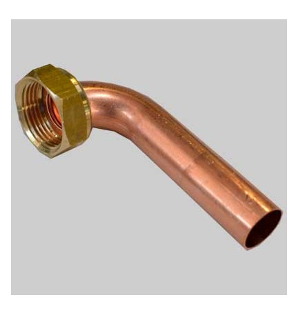 TUBO RAME CURVO PER CALDAIE - 14 x 180 Cart. 1/2