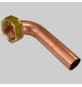 TUBO RAME CURVO PER CALDAIE - 18 x 180 Cart. 3/4