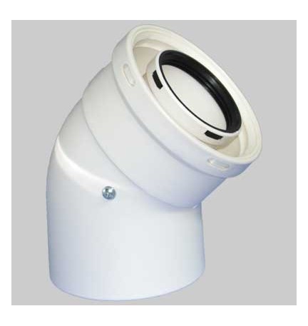 CURVA APERTA PER COASSIALE LINEA CONDENSAZIONE - 60 - 100