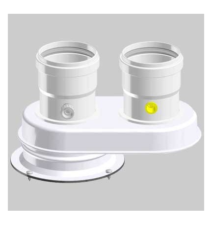 SDOPPIATORE PER CALDAIE VAILLANT COMPATIBILE - 80/80