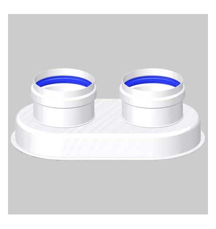 SDOPPIATORE PER SCALDINI VAILLANT COMPATIBILI - 80/80