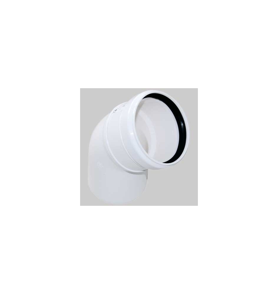 CURVA IN PPS APERTA MF - Ø 60 ang. 45°