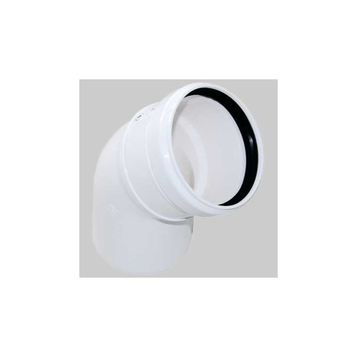 CURVA IN PPS APERTA MF - Ø 60 ang. 45°