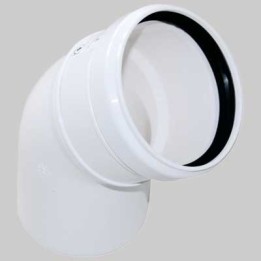 CURVA IN PPS APERTA MF - Ø 80 ang. 45°