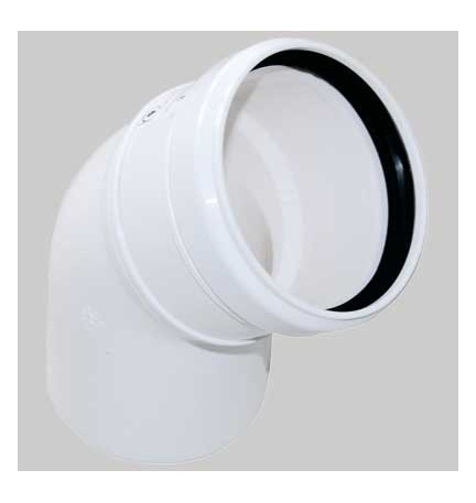 CURVA IN PPS APERTA MF - Ø 80 ang. 45°