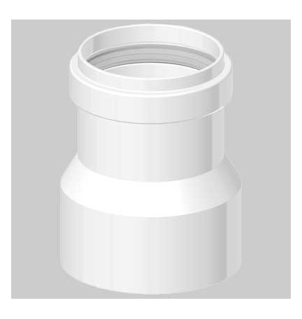 RIDUZIONE MONO PARETE IN PPS - FØ60xMØ80