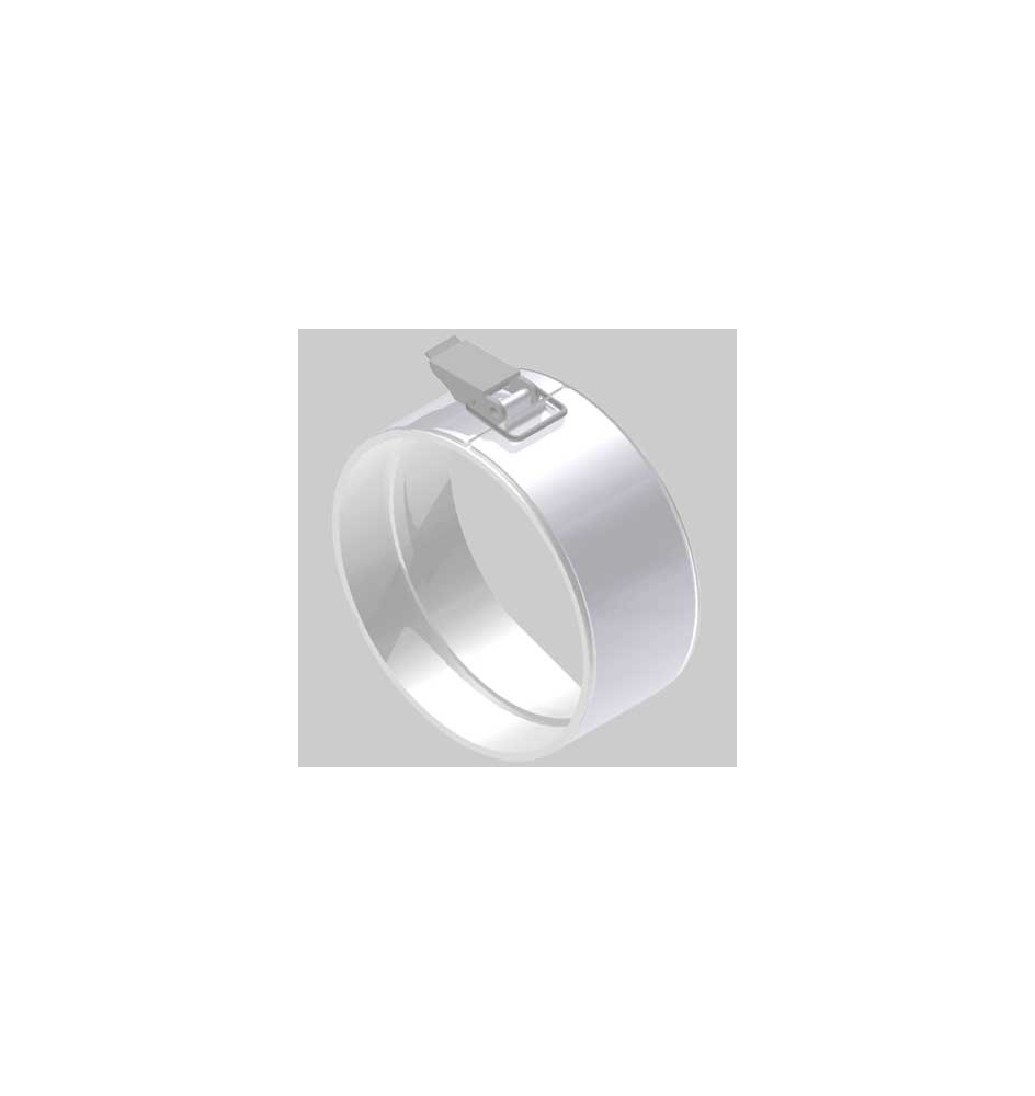 MANICOTTO TUBO-TUBO CON FASCETTA ATTACCO RAPIDO - Ø 100