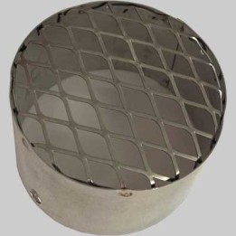 TERMINALE ASPIRAZIONE INOX - Ø 60