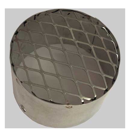 TERMINALE ASPIRAZIONE INOX - Ø 60