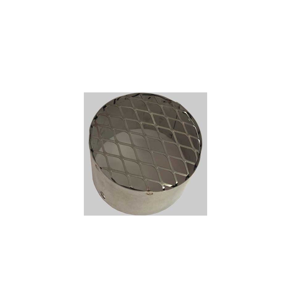 TERMINALE ASPIRAZIONE INOX - Ø 80