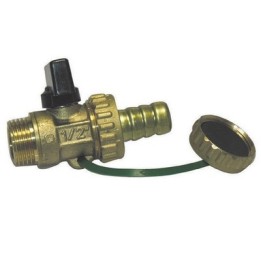 RUBINETTO SCARICO CALDAIA LEVA ALLUMINIO 1/2'' DN 10 PN 16