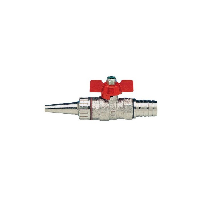 VALVOLA A SFERA CON LANCIA E PORTAGOMMA 3/4 x 20 DN 20 PN 30