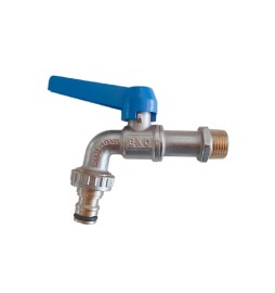 RUBINETTO "EKOMATIC" A SFERA CURVO 1/2"