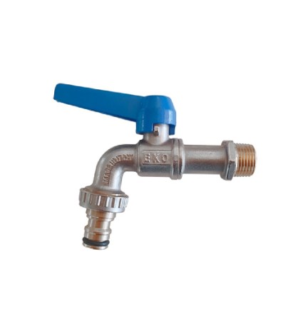 RUBINETTO "EKOMATIC" A SFERA CURVO 1/2"