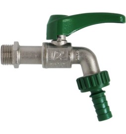 RUBINETTO ANTIGELO CON PORTAGOMMA ORIENTABILE 1/2" (DN 15) 15 bar / 217.5psi