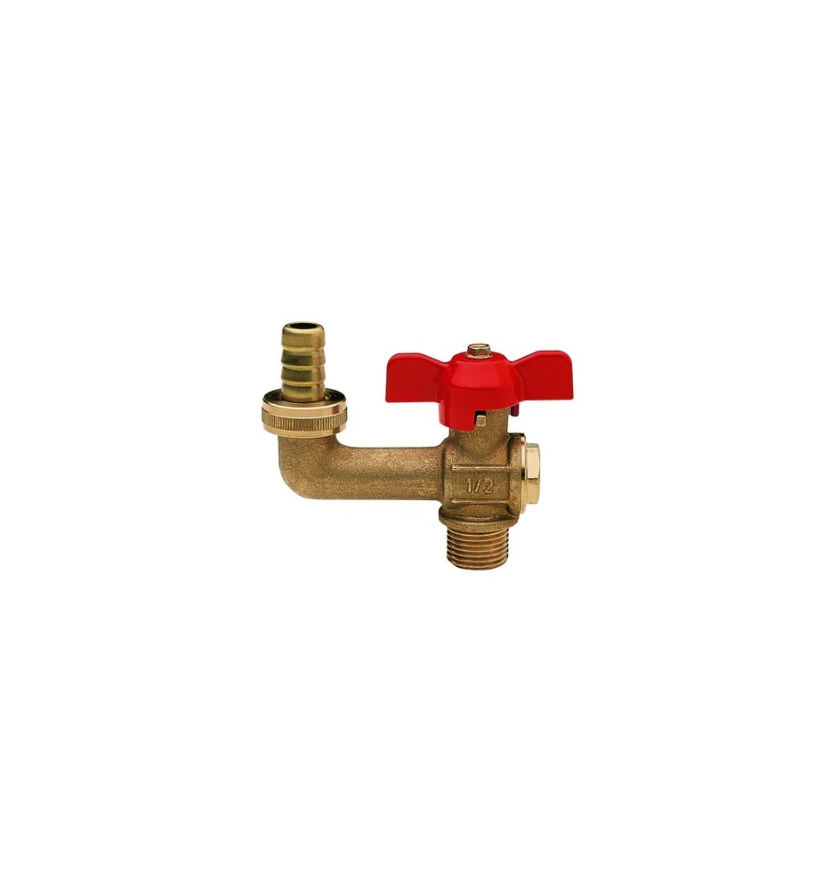 RUBINETTO PORTAGOMMA A SFERA PER GIARDINO 3/4" (DN 20) 15 bar/217.5psi