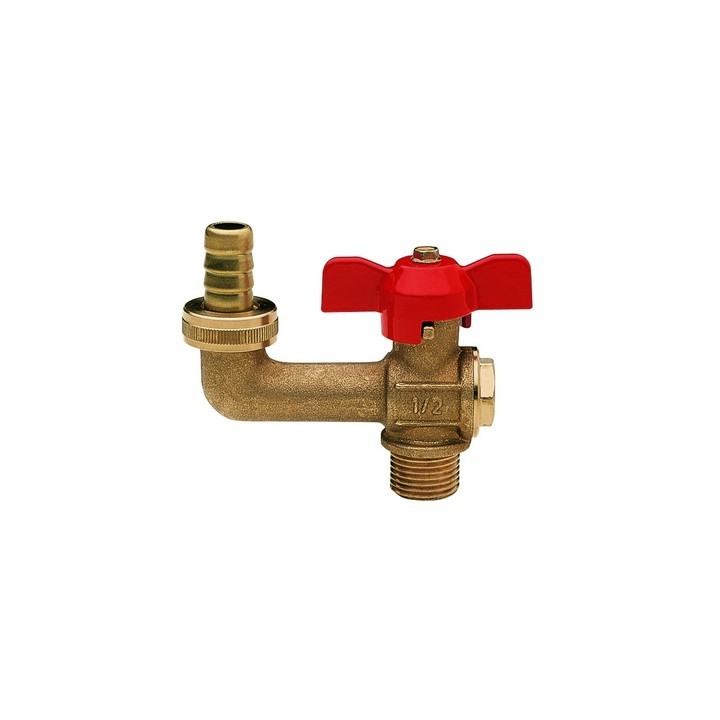 RUBINETTO PORTAGOMMA A SFERA PER GIARDINO 3/4" (DN 20) 15 bar/217.5psi