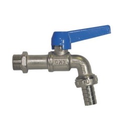 RUBINETTO A SFERA CURVO CON PORTAGOMMA MOD. EKO-LUX 3/4"