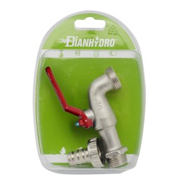 RUBINETTO A SFERA CON PORTAGOMMA BLISTER 3/4 DN 14 PN 16