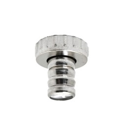 RACCORDO PORTAGOMMA CROMATO 3/4 x 1/2