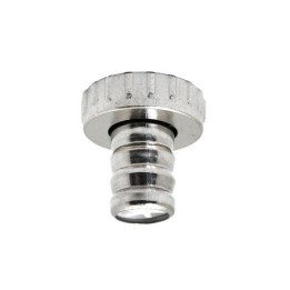 RACCORDO PORTAGOMMA CROMATO 1" x 3/4