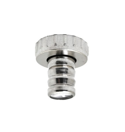 RACCORDO PORTAGOMMA CROMATO 1" x 3/4