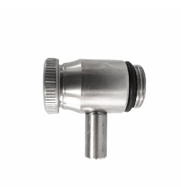 RUBINETTO ANTIGOCCIA INOX FISSO A BOTTONE 1/2