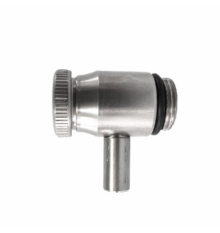 RUBINETTO ANTIGOCCIA INOX FISSO A BOTTONE 1/2