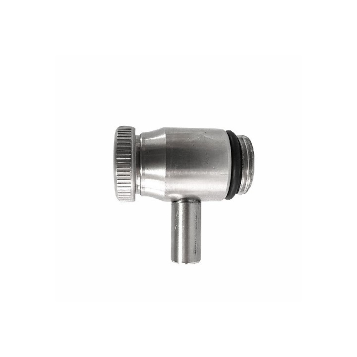 RUBINETTO ANTIGOCCIA INOX FISSO A BOTTONE 1/2