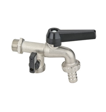 RUBINETTO PORTAGOMMA DUPLEX LEVA IN ALLUMINIO 1/2'' DN 10 PN 16