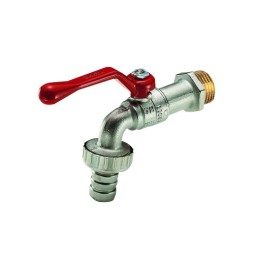 RUBINETTO A SFERA EOLO PORTAGOMMA LEVA ALLUMINIO ROSSA 3/8 Leva rossa