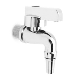 RUBINETTO A SFERA RIEMPIBOTTIGLIA CON BOCCHELLO CROMATO 1/2